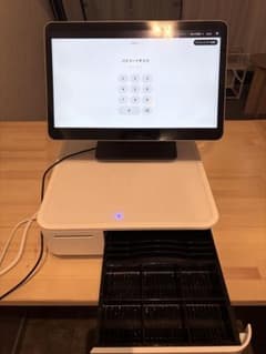 Squareレジスター キャッシュドロワー・レシートプリンター付きロール