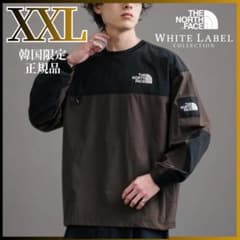 ノースフェイス ALBANY EX CREWNECK ロンT ブラウン 2XL - メルカリ