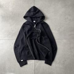 y2k ダブルジップパーカー ブラック hoodie archiveお兄系00s - メルカリ