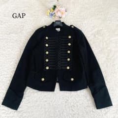 人気デザイン✨GAP ギャップ♡ナポレオンジャケット 金ボタン ブラック