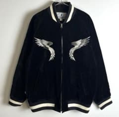 sk8様専用【希少】Nitraid 別珍 スカジャン ブラック ナイトレイド