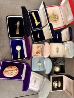 0223-2 遺品整理 アクセサリー 指輪 カメオ タイピン ブローチ - メルカリ