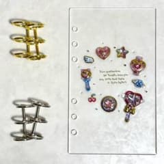 ✨きらきら様専用✨A6 アクリルレジンバインダー リング付き 韓国 貯金