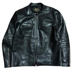 リアルマッコイズ ブコ j-100 ホースハイド シングルライダース 黒芯