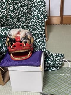 ガネーシャ様専用 獅子頭 新品 送料無料 獅子舞 昼神小獅子造形工房作