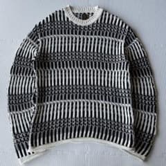 美品 BATONER 23SS MIX YARN CREW NECK 3 綿 - メルカリ