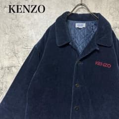 超希少◎】KENZO コーデュロイブルゾン 中綿 刺繍 オープンカラー 90s