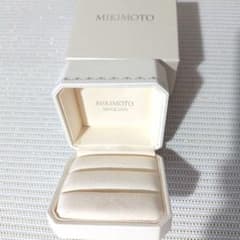 MIKIMOTO ジュエリーボックス 外箱付き 2段 結婚指輪 婚約 - メルカリ