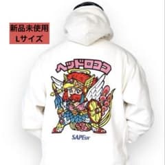 新品未使用 sapeur サプール ヘッドロココ ビックリマン パーカーL
