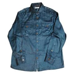 ロロピアーナRobert Shirt ‐ トラッドシャツ ネイビー M - メルカリ