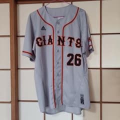 読売ジャイアンツ 巨人 内海哲也 アディダス製 刺繍 ユニフォーム М