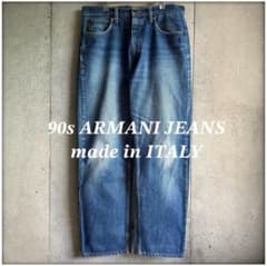 90s ARMANI JEANS vintage wash denim W34 - メルカリ