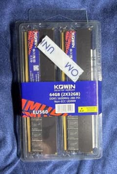 KOWIN EU560 DDR5 5600MHz 32GB×2=64GB メモリ - メルカリ
