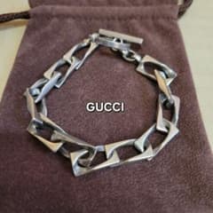 GUCCI☆フィガロスクエア チェーンブレスレット グッチ ヴィンテージ