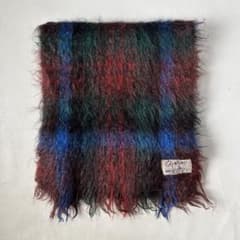 ビンテージ Glentana チェック モヘア パイル マフラー 60s70s - メルカリ