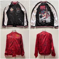 KMA キン肉マンVSステカセキング 東京タワー リバーシブルスカジャン L