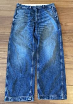 WAREHOUSE LOT1209 USN デニムパンツusedWASH w34 - メルカリ