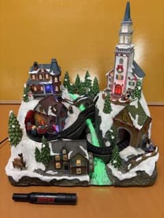 コストコ クリスマスの街 9曲の連続BGMとイルミネーション音量調整可能