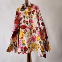 トムフォード期 GUCCI グッチ 薔薇シルク オーバーブラウス - メルカリ