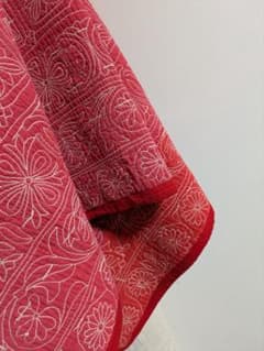 167 ヴィンテージ ラリーキルト / カンタキルト ソファカバー /ラグ 赤