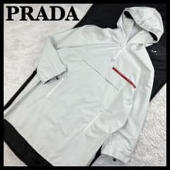 319【希少モデル】プラダ‪スポーツ‪☆アノラックナイロンコート フード‬‬