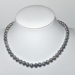 D2206 あこや真珠ナチュラルグレー7.5-8.0mm - メルカリ