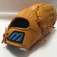美品 ミズノ 軟式用グローブ ビューリーグ ビッグM 青ビュー 限定