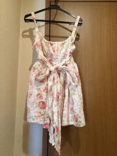 リズリサ LIZ LISA リボン付き 花柄 チュニック 平成 希少 姫系 - メルカリ