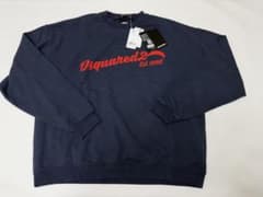 未使用タグ ディースクエアード 24年ロゴスウェット トレーナー 定価