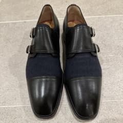 K*o様 美品 クリスチャンルブタン 革靴 39ハーフ(24.5cm相当) ブラ