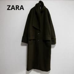 様専用 ZARA MANTECO スカーフウールコート ロングコート カーキ