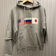 gosha rubchinskiy 国旗パーカー M - メルカリ
