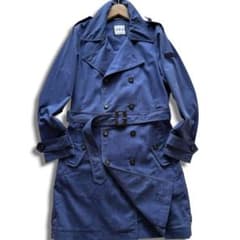 TATRAS タトラス トレンチコート 袖ロゴワッペン ネイビーブルー 02 M