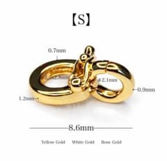 S鏡面】K18YG WG PG マルチバチカン パーツ ロック付き 18K - メルカリ