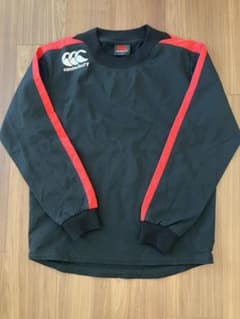 canterbury 長袖ウォームアップウェア S 黒/赤 ピステ - メルカリ