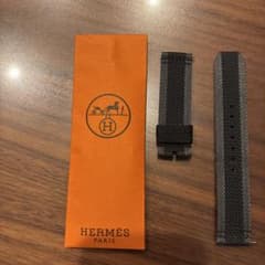 HERMÈS H08ブラックナイロンベルト 専用袋付き - メルカリ