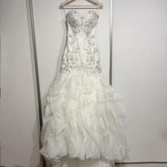 mermaid wedding 9号 約Mサイズ(ウエディング結婚式・発表会 - メルカリ