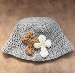 y.a.r.n 3D double Cross knit hat バケットハット - メルカリ