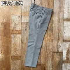 極美品】INCOTEX SUPER100'S ウール スラックス パンツ 46 - メルカリ
