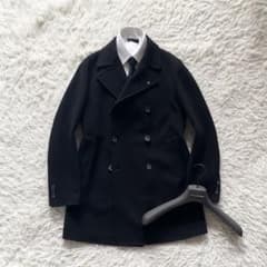<美品>TAGLIATORE STENダブルフェイス ブラック ウールコート44 美品>TAGLIATORE STENダブルフェイス ブラック ウールコート44 - メルカリ