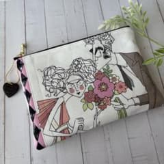 アレキサンダーヘンリー パスポートポーチ マルチポーチ ハンドメイド