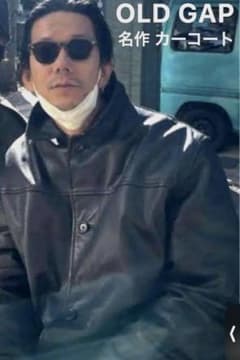 OLD GAP カーコート 黒 レザー XL vintage 野村訓一 名作 - メルカリ