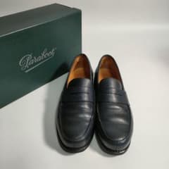 Paraboot アドニス ADONIS シボ革 箱付 ネイビー 8 - メルカリ