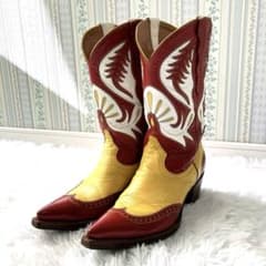 美品✨ DON QUIJOTE ドンキホーテ ウエスタンブーツ メキシカンカラー