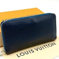 ルイヴィトン エピ ジッピーウォレット 新型 NM アンディゴブルー 長