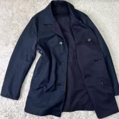 人気✨マッキントッシュ ステンカラーコート リバーシブル ネイビー XL