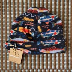 パタゴニア マイクロD ビーニー 【新品】SMサイズ Salmon Energy