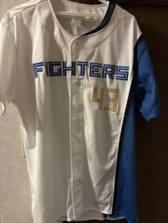 北海道日本ハムファイターズ レプリカユニフォーム 水野達稀 43 L