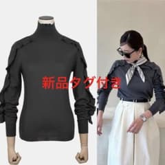 yonfa ヨンファ フラッシータートルニット チャコールグレー - メルカリ