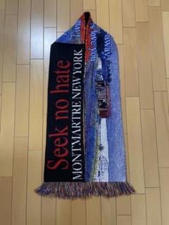 さ*な様 レアデザイン‼️ MONTMARTRE NEW YORK マフラー 漢 - メルカリ
